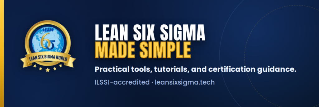 lean six sigma world banner